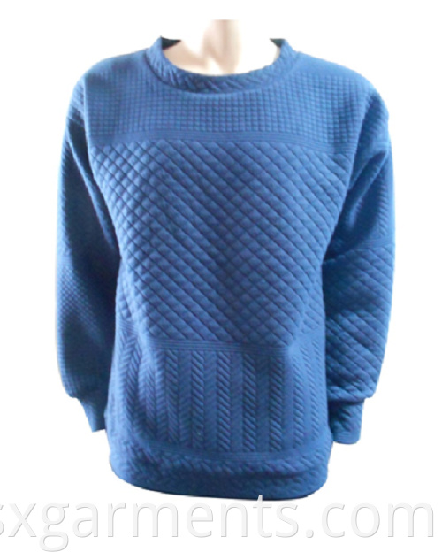 Men's 100% Polyester jaquard pullover